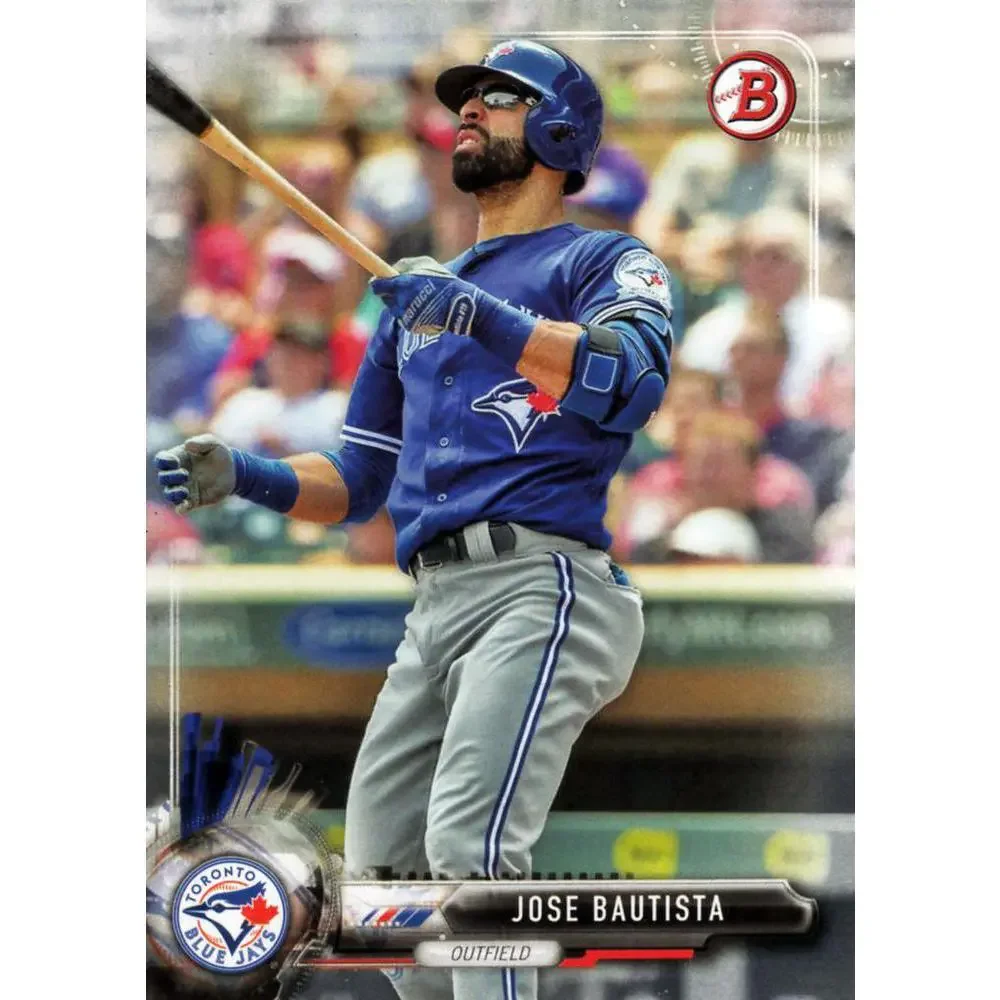 2017 Bowman Jose Bautista # 10 Toronto Blue Jays